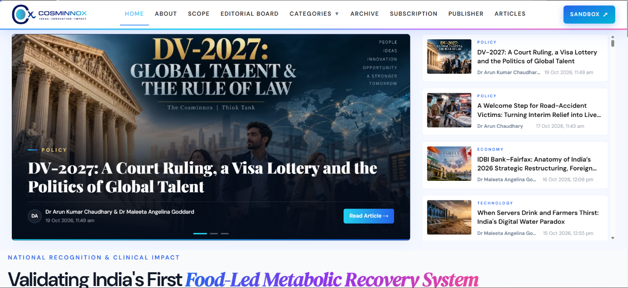 The Cosminnox digital magazine